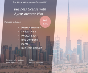 UAE TRADE, BUSINESS LICENSE WITH VISA