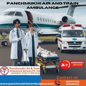 Hire Panchmukhi Air Ambulance Services in Hyderabad with First-Class ICU Facility