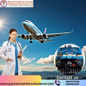 Take Panchmukhi Air Ambulance Services in Ranchi with Life-Sustaining Medical Care 