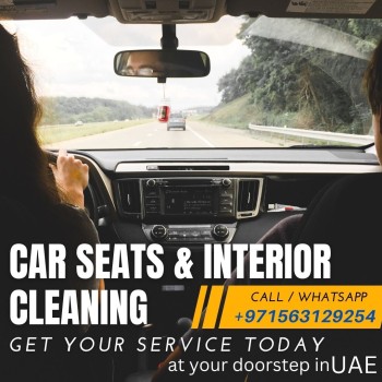 Car Seats Detail Cleaning sharjah 0563129254 Car Interior