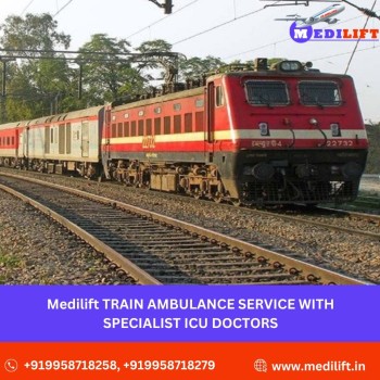 Medilift Train Ambulance Service In Mumbai Available With Medical Experts 