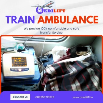 Medilift Train Ambulance Service In Jamshedpur Are Designed To Provide Swift Response