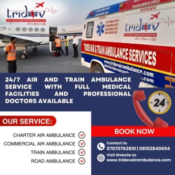 Arrive With Complete Medical Care – Tridev Air Ambulance Service in Mumbai