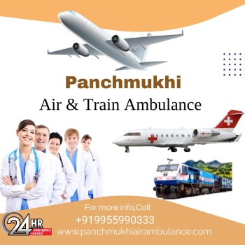 Avail the Safest Panchmukhi Air and Train Ambulance Services in Bangalore with Updated ICU Setup 