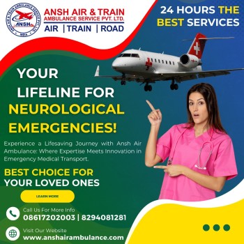 Ansh Air Ambulance Services in Kolkata - The Medical Care Is Of High-Range