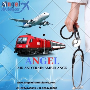 Book Classy Medical Support Angel Air and Train Ambulance Service in Ranchi