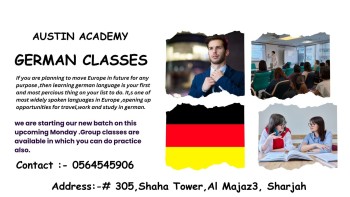 German Language Classes Big Offer in Sharjah Call 056-4545906