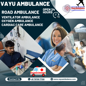 Vayu Air Ambulance Services in Patna - High Level of Features