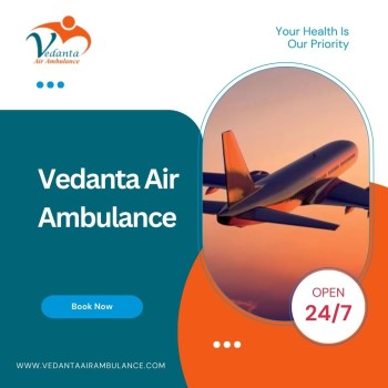 Book Vedanta Air Ambulance in Allahabad with Superb Medical Amenities