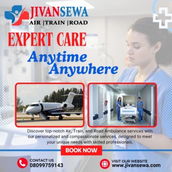 Avail Jivan Sewa Train Ambulance in Shillong for a Patient