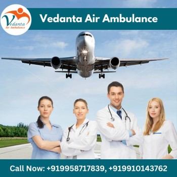 Book Vedanta Air Ambulance from Raipur with Qualified Medical Staff