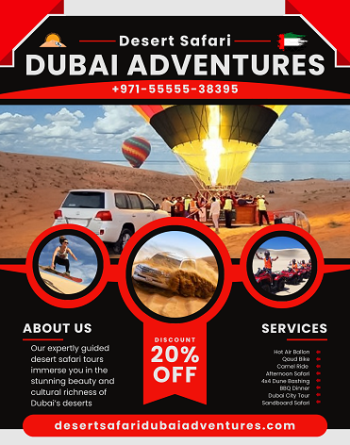 Desert Safari Dubai ADventures | +971 55 553 8395