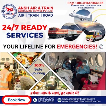 Ansh Air Ambulance Services in Dibrugarh Has The Best Medical Care