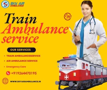 Available Features in Dibrugarh Sky Train Ambulance: Medical Staff, Bed-to-Bed Transfer, Advanced IC