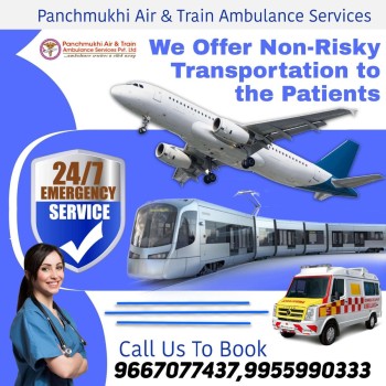 Take on Rent Panchmukhi Air Ambulance Services in Dibrugarh with Professional Medical Team