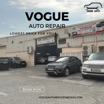 Range Rover and Land Rover maintenance garage in Dubai