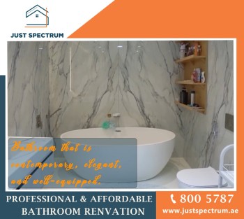 Professional and Affordable Bathroom Renovation Company in Dubai