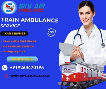 Travel to a different state with Sky Train Ambulance service from Patna