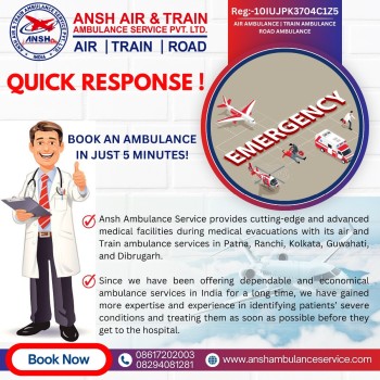 Our Facilities Of Ansh Air Ambulance Service in Guwahati Are Wide