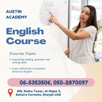 English Language Classes With Discount in Sharjah 050-2870097