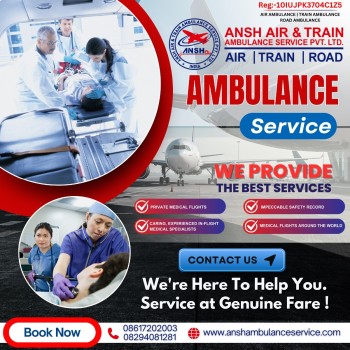 Get The Reliable Ansh Air Ambulance Service in Patna