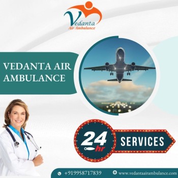 Book Vedanta Air Ambulance from Varanasi with Fabulous Healthcare Support