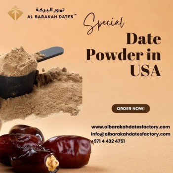 Buy Date Powder - Dates Sugar in USA from Al Barakah Dates Factory