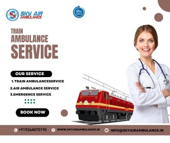 Want to avail Sky Train Ambulance Services to transport your critical patient from Gorakhpur to any 