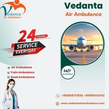 Book Vedanta Air Ambulance Service in Amritsar for Top-class Patient Transfer at Low-fare