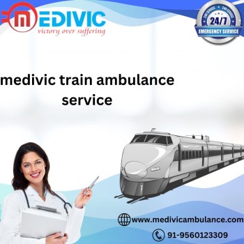 Book Medivic Train Ambulance Service in Patna if you desire a worry-free journey