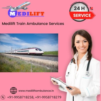 Patients who need Immediate Travel are Choosing Medilift Train Ambulance in Patna 