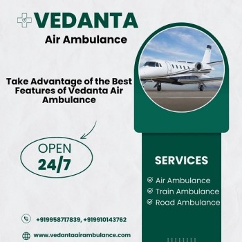 Hire Budget-friendly Vedanta Air Ambulance Service in Vellore with Medical Equipment