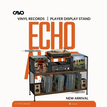 Vinyl Record Player Display Stand | CAVO | Vinyl Record Store