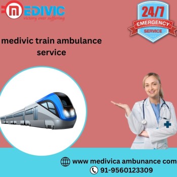 Medivic Train Ambulance service in Lucknow Provide the Express Trains for Shifting