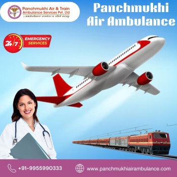 Choose Panchmukhi Air Ambulance Services in Gorakhpur with Life-Saver Medical Attachments