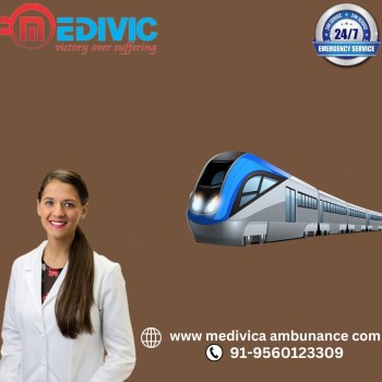 Get maximum safety patient shifting with Medivic Train Ambulance service in Jamshedpur