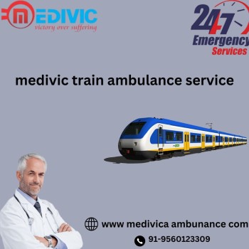 For any Medical Problem in Kolkata Book Medivic Train Ambulance Service