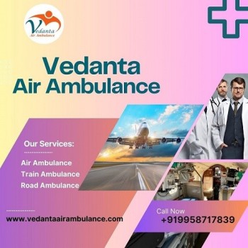 Book Vedanta Air Ambulance Service in Hyderabad with Latest Medical Equipment