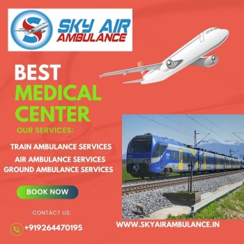 Take advantage of Sky Train Ambulance in Varanasi superb travel related services	