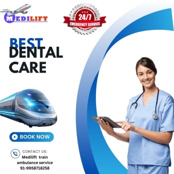 The Famous Medilift Train Ambulance Service is Now Available in Raipur