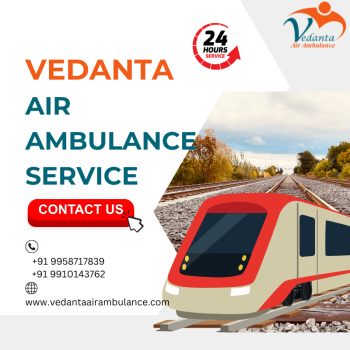 Train Ambulance Services in Varanasi with Affordable Price