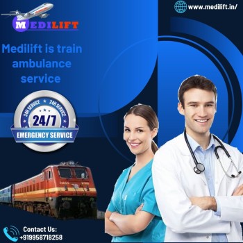 Travel with Medilift Train Ambulance in Mumbai with Appropriate Medical tools