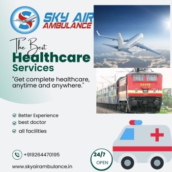 Sky Train Ambulance services in Patna the Ultimate Choice for Patient Transportation