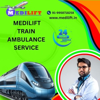 Get Effortless Patient Relocation with Medilift Train Ambulance in Kolkata 