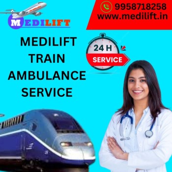 Get Medilift Safest Train Ambulance in Bangalore with All the Essential Resources