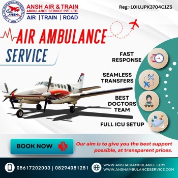 Invasive Life-Saving in Ansh Air Ambulance Services in Ranchi