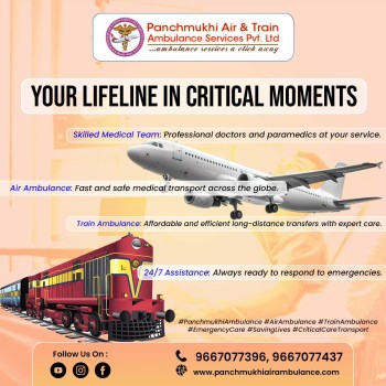 With Competent Medical Team Hire Panchmukhi Air Ambulance Services in Chennai 