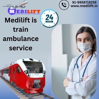 Medilift Train Ambulance in Patna Comes with Modern Technology Medical Equipments