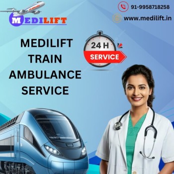 Medilift has grown to be the Most Reputable Train Ambulance Service in Patna