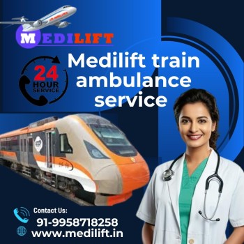  Patients may relocate to any other state via the Medilift Train Ambulance service in Mumbai